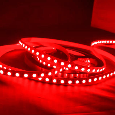 5M SMD4040 14.4W / M LED شريط مرن ذكي مع سلك مطلي باللون الأبيض DC24V