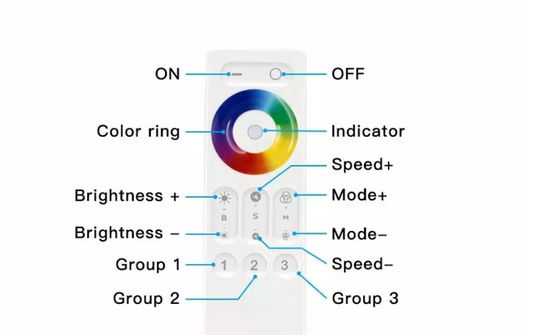 3CHx5A تعمل باللمس LED ضوء تحكم مع Color Ring الذكية RGB Tuya APP WIFI