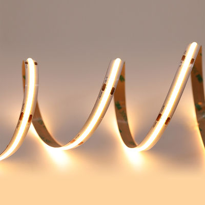 ارتفاع CRI90 COB LED قطاع DC12V COB 8mm 384leds 3000k 4000k 6000k Dotless