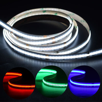 Wifi RGBW Rgb 784LEDs شريط إضاءة ليد COB 24 فولت رقاقة فليب 12 مللي متر غير مقاوم للماء