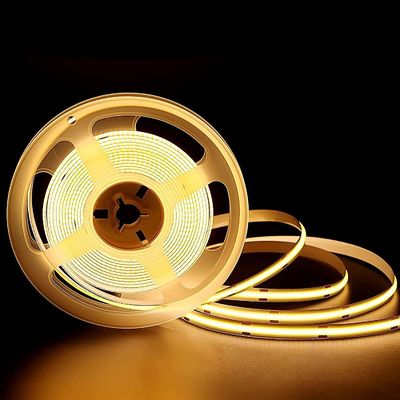 Ra90 DC 480 LED Chips Cob Led Rgb شريط ليد مرن 24 فولت 3000 كيلو