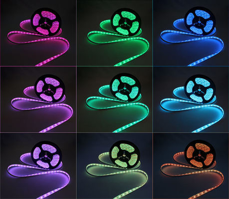 Music Ip65 APP Home Led Light Strip مرن مقاوم للماء Luces Rgb 5050 Kits