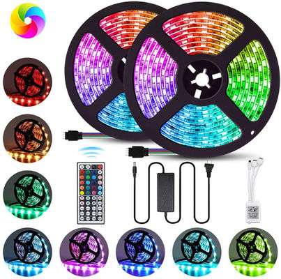Smart CRESTIN 16.4ft RGB Music Sync مرن RGB Led قطاع أضواء WiFi APP