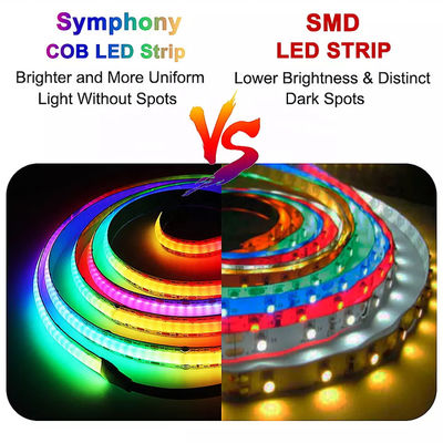 APP Control Magic RGBIC Smart LED Music Light شريحة مرنة على FPC 18w / M Music Sync Smart COB