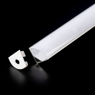 1616 IP20 LED الألومنيوم الشخصي 110lm V شكل الألومنيوم قناة ضوء مجلس الوزراء