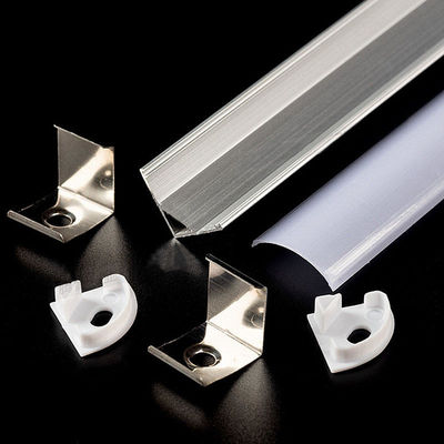 1616 IP20 LED الألومنيوم الشخصي 110lm V شكل الألومنيوم قناة ضوء مجلس الوزراء