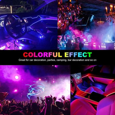 SMD 5050 RGB أضواء السيارة المعدلة مصباح LED للسيارة الداخلية الديكور جو ضوء