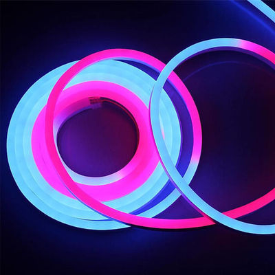 الصمام الرقمي النيون Sign24V RGB SMD5050 60leds / M في الهواء الطلق أضواء LED على الحائط IP67.5
