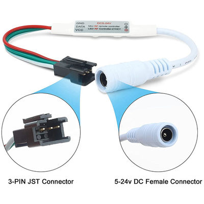 DC5 - 24V Mini 21Key LED وحدة تحكم في ضوء WS2811 WS2812B Dream Color Strip Lights