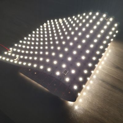 Cuttable 3100Lm 2835 LED قطاع 24V 288LED صفائح ضوء LED مرنة للإضاءة الخلفية