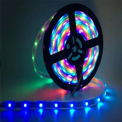 قابل للعنونة بشكل فردي 5050 Rgb بقيادة قطاع الأنوار الخفيفة منتشر الشريط 5m Ws2812B