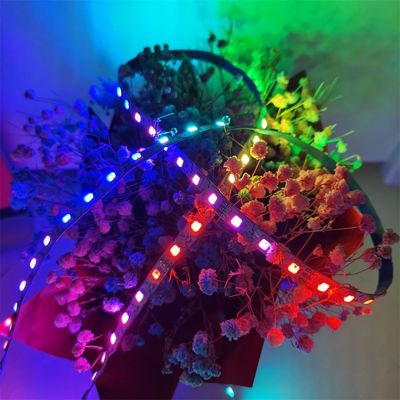 شريط ليد 5050 مرن RGB قابل للعنونة بشكل فردي 60144 بكسل ليد