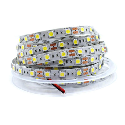 12v 5050 LED قطاع ماء IP65 بقيادة فليكس قطاع 5M أبيض أحمر أزرق