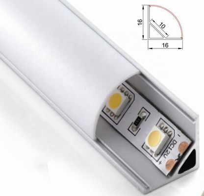 الألومنيوم الصلب LED شرائط الإضاءة الخطية بار SMD2835 2700K Dotless للخزانة