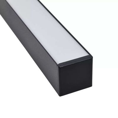 6500K LED شرائط الإضاءة الخطية U الألومنيوم الشخصي القناة الخطية الصمام الخفيفة الثابتة