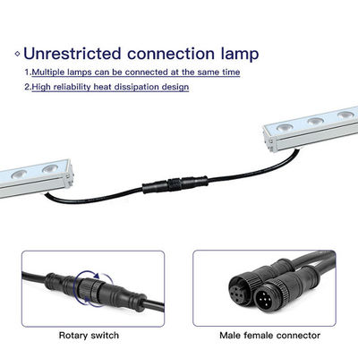 DC24V IP65 24W LED DMX الإضاءة RGB RGBW أضواء عيد الميلاد القابلة للبرمجة RGB