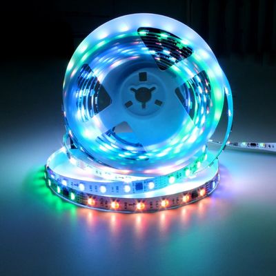 شريط ليد رقمي مزخرف Dmx تحكم 24V Magic RGBW 60LEDs / M إضاءة خارجية Dmx Led
