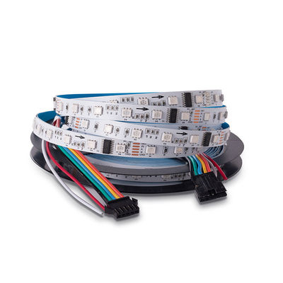 إضاءة عالية السطوع DC24V LED DMX قابلة للعنونة 512 فولت 12 فولت شريط ليد Rgb لقضبان KTV ETC