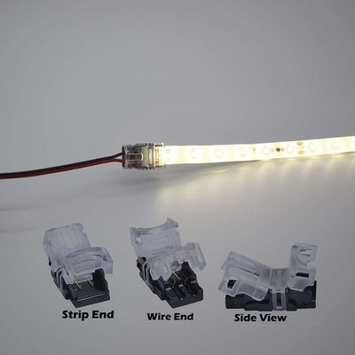 4pin 3pin 2 دبوس مصباح ليد موصل LED ملحق محطة سلك أنثى ذكر 8 مللي متر 10 مللي متر