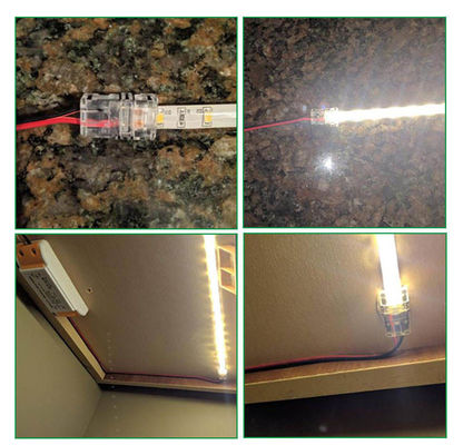 4pin 3pin 2 دبوس مصباح ليد موصل LED ملحق محطة سلك أنثى ذكر 8 مللي متر 10 مللي متر