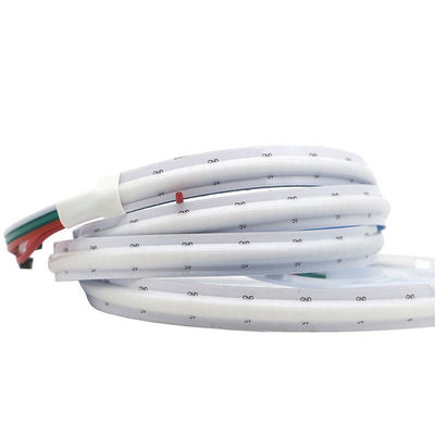 شريط إضاءة مزاج LED ذكي RGB Cob بدون نقاط شريط إضاءة ملون بالكامل 630LEDs / M.