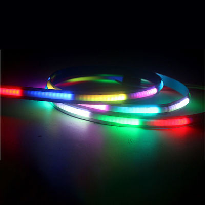 شريط إضاءة مزاج LED ذكي RGB Cob بدون نقاط شريط إضاءة ملون بالكامل 630LEDs / M.