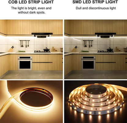 2023 COB LED Strip 480leds 2700K 3000K 4000K 6000K شريط مرن بدون نقاط