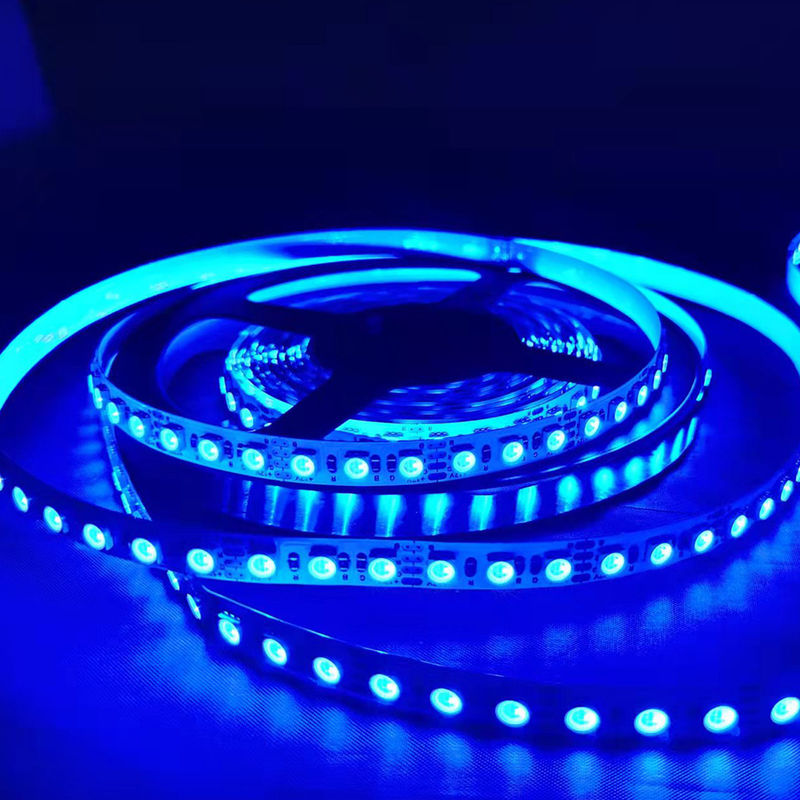 5M SMD4040 14.4W / M LED شريط مرن ذكي مع سلك مطلي باللون الأبيض DC24V