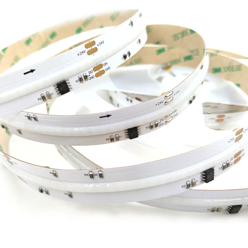 متعدد الألوان Rgb COB LED Strip 6000K 6500K 7000K Cob Rgbw Rgbww