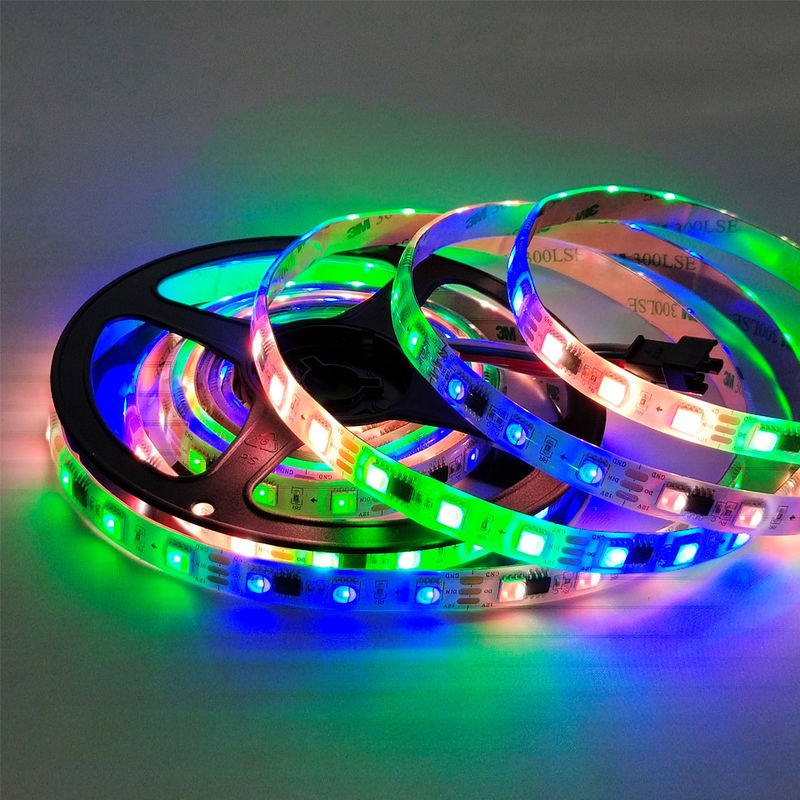 5m 10m 15m Wifi Smart LED Strip Lights 15m شرائط مرنة 5050 في الهواء الطلق
