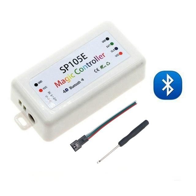 RGB 5 فولت إلى 24 فولت Sp105e Magic Home Dmx Led Controller لـ Ws2812 Ws2813 Light
