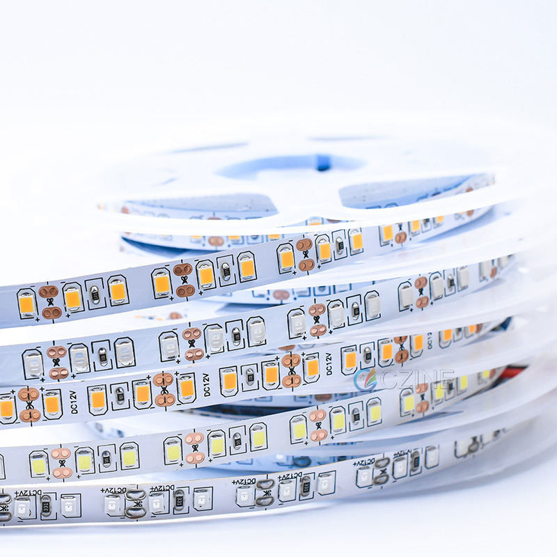 Dc12v 5v 120led 2835 LED Strip High Bright Led Strip 12v 2700k أبيض أحمر أزرق أخضر