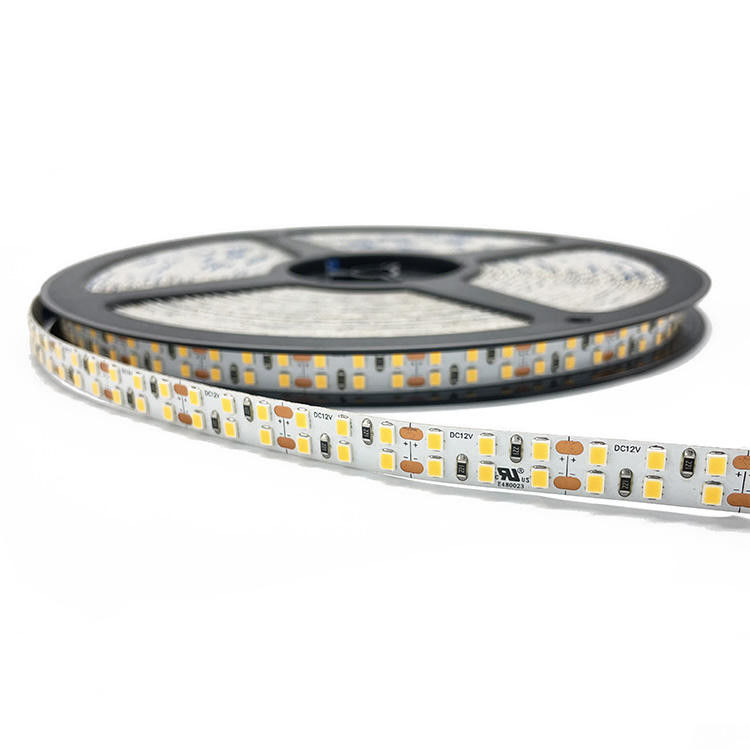 240 المصابيح / م شرائط الإضاءة الخطية LED 10 ملم العرض 2835 صف مزدوج شريط الضوء داخلي