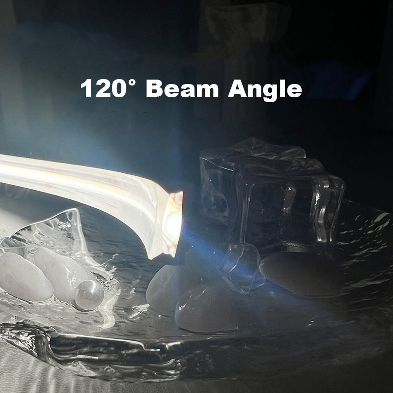 9.6W LED شرائط الإضاءة الخطية 12V 24V سيليكون IP66 للماء أدى ضوء مجلس الوزراء