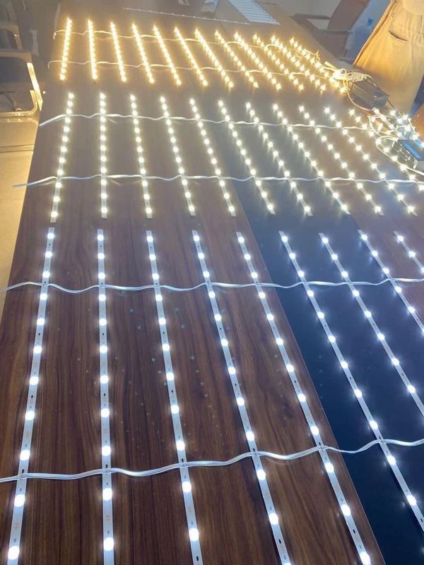 15 واط عالية الطاقة LED شرائط الإضاءة الخطية بقيادة SMD 3030 شريط 12 فولت مع عدسة