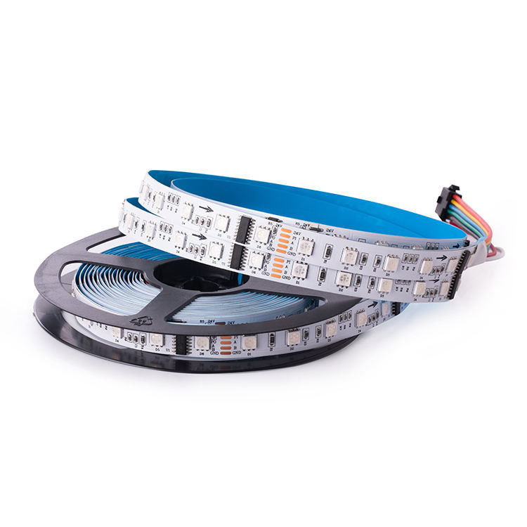 إضاءة عالية السطوع DC24V LED DMX قابلة للعنونة 512 فولت 12 فولت شريط ليد Rgb لقضبان KTV ETC