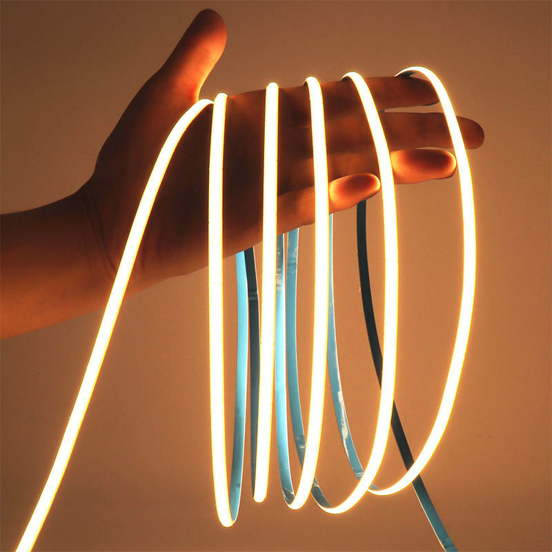 8mm 10mm 3000k الصمام الخفيفة المرنة LED COB CRI 90 الجليد الأحمر الأخضر الأصفر الدافئ البارد الأبيض