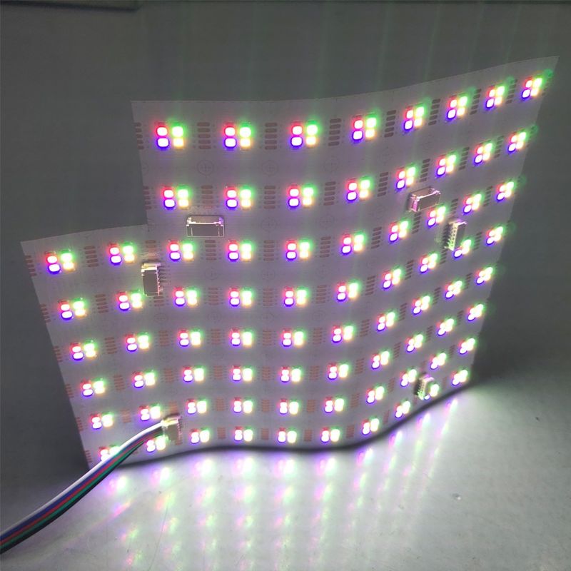 Dc24v Rgbw ورقة لوحة Led لينة 1152leds Smd2835 35 واط لوحة إضاءة خلفية ناعمة لوحة مرنة Led ورقة مرنة